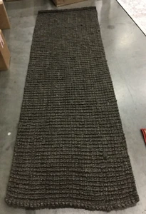 BROWN 2'-6" X 8' Loose Threads Rug, Reduce price 1172635408 NF447D-28 - Picture 1 of 4