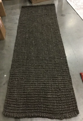 BROWN 2'-6" X 8' Loose Threads Rug, Reduce price 1172635408 NF447D-28 - Image 1 of 4