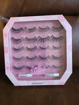 Mannakadar beauty Limitless Lashes 10 piece Lash Set & 2 Glues  - Image 1 of 2