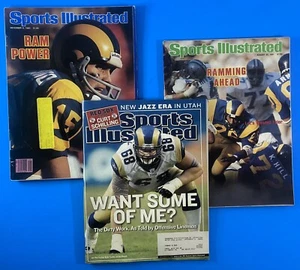 Los Angeles Rams Sports Illustrated Lot of (3) Ferragamo Tyler NFL Football 3x - Bild 1 von 7