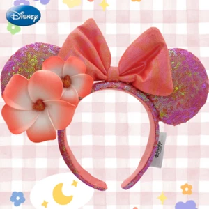 Disney-Headband Aulani Hawaii Ears Mickey Egg-blossom Orange Women Girls Gift - Picture 1 of 7