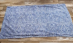 Tommy Bahama Home Pillow Sham King Sized Blue White Paisley 23x40 - Picture 1 of 4