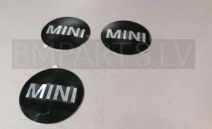 3x NEW GENUINE MINI R50 R53 R56 R55 R52 MINI PLAQUE WITH ADHESIVE FILM 6758687 - Picture 1 of 12