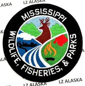 PARCHE A TODO COLOR MISSISSIPPI VIDA SILVESTRE, PESCA Y PARQUES SPC4 - Imagen 1 de 3