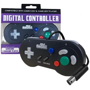 DIGITAL CONTROLLER COMPATIBLE WITH GAMECUBE & GAMEBOY PLAYER -,Black - Picture 1 of 3