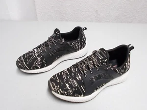 Tenis de espuma viscoelástica SKECHERS BOBS 31363 para mujer negras/blancas cuadradas doble atrevimiento 7 - Imagen 1 de 12