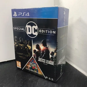 SPECIAL EDITION Injustice 2 Legendary PS4 Game + Justice League Bluray + Pin NEW - Picture 1 of 3
