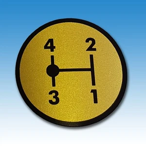 Aufkleber Schaltschema Deutz 06 Baureihe 4 2 3 1  011466 - Bild 1 von 1