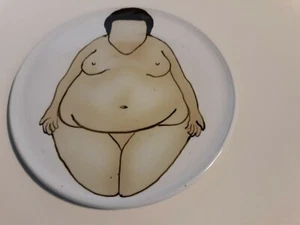 Nude Pattern Ceramic Plate - Picture 1 of 7