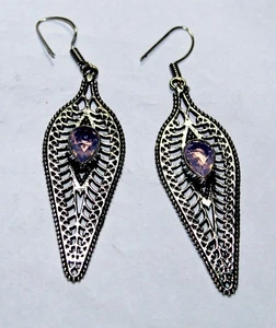 Hydro Rose Quartz Pear Shape Gemstone Handmade Earring Jewelry Earring Size 2.5 - Picture 1 of 4