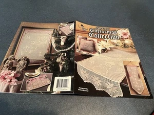 Vintage Annie's Attic #871551 Filet gehäkelt Weihnachten Sammlung Musterbuch - Bild 1 von 1