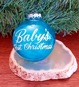 Kurt Adler Polonesa Bebés 1ª Navidad Bola de Vidrio Adorno Polonia Komozja RARO - Imagen 1 de 13