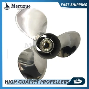 11 1/4 x 15 Stainless Outboard Boat Propeller for Suzuki DF 35-65HP 13 spline - Picture 1 of 9