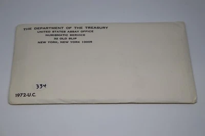 1972 Uncirculated Coin Set U.S Mint Original Government Packaging OGP - Image 1 of 4