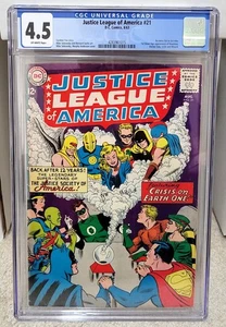 Justice League of America #21 (1963) CGC 4.5 - 1st SA Hourman & Dr. Fate DC Key - Bild 1 von 3