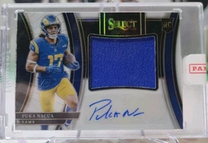 2023 Panini Select - Jumbo Rookie Swatches Puka Nacua #SWA-37 White Prizm /75 - Imagen 1 de 2