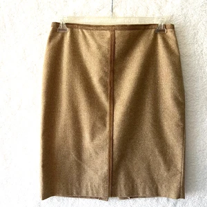 Falda AXCESS Mujer Mezcla Lana Seda 10 Tostada Ligera Forrada Elastizada Preparación Oficina - Imagen 1 de 13