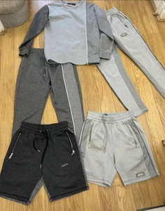 Men’s Maniere De Voir Sports Bundle Joggers Shorts Top Size Small 5 Items - Picture 1 of 15