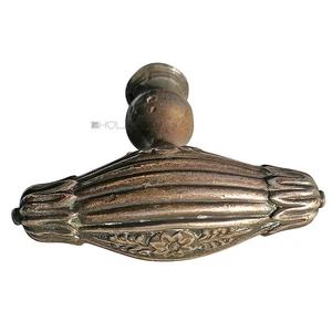Türknauf antik Türgriff floral Blüte alt 270gr. 81mm 8er Vk - Bild 1 von 2