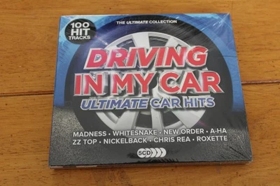 100 Hits Driving In My Car 5CD Set Sealed Best Whitesnake ZZ Top Madness A-Ha - Image 1 of 2