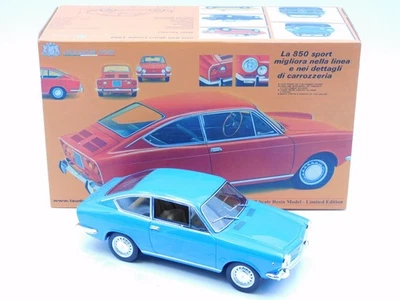 Laudoracing Fiat 850 sport coupe' blu LM118E  1/18 in scatola limited 200 pz. - Immagine 1 di 4