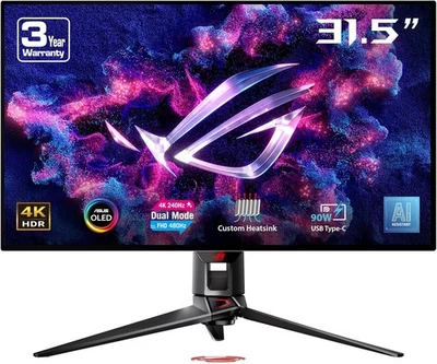 OLED-Monitor Asus ROG Swift PG32UCDP 31,5"  4K 240 Hz oder FHD 480 Hz - Bild 1 von 4