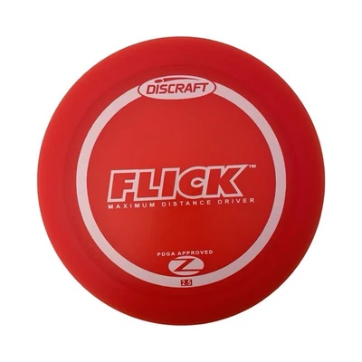 Discraft Z Flick Disc Golf Max Distance Driver PFN Old Run 174 grams - Image 1 of 4