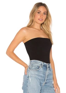 Susana Monaco Trägerloses Damen Top Größe XS Schwarz Neu mit Etikett - Bild 1 von 7