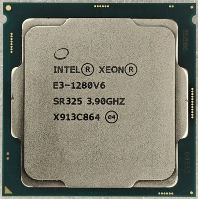 Intel Xeon E3-1280 V6 3.90GHz 4-Core 8MB LGA1151 Desktop CPU Processor SR325 72W - Image 1 of 2