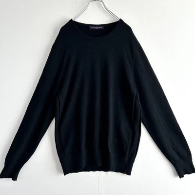 Louis Vuitton Cashmere Wool Sweater XL Embroidered Knit Used - Image 1 of 4