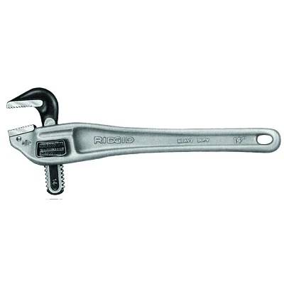 Offset Pipe Wrench, 14 in, Alloy Steel Jaw Ridge Tool Company  31120 95691311207 - Image 1 of 1