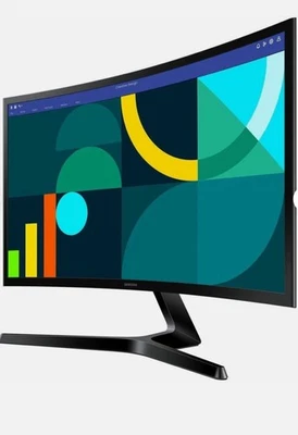 NEW SAMSUNG ESSENTIAL S3 27” 100Hz FHD LS27D366GANXZA CURVED COMPUTER MONITOR - Image 1 of 3