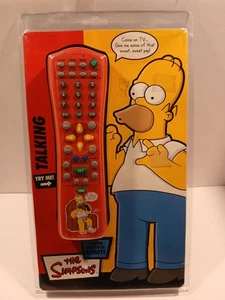 The Simpsons Homer Talking Universal Remote TV VCR DVD Red Controller - Picture 1 of 2