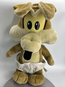 1997 VTG Six Flags Warner Bros Baby Wile E Coyote 18" Plush Stuffed Animal Toy - Picture 1 of 5