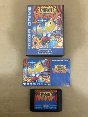 Sega Mega Drive Dynamite Headdy Game Pal Version Boxed Fast Despatch Next Day - Image 1 of 4
