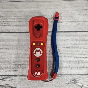 Nintendo Wii Motion Plus Remote Wiimote Controller OEM Mario Limited Edition Red - Picture 1 of 7