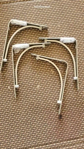 4 - PACK Soporte de estante Everbilt 6 pulgadas x 8 in. Arco clásico pintado en níquel satinado - Imagen 1 de 4