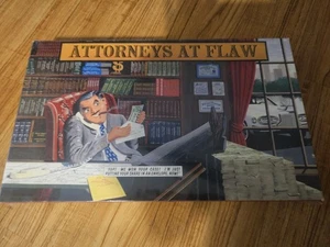 Vintage Attorneys At Flaw Board Game Courtroom Piracy Sealed Complete - Picture 1 of 2