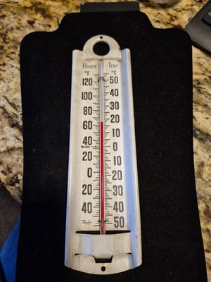 Taylor Metal Thermometer 9” Wall Hanging Primitive  - Image 1 of 4