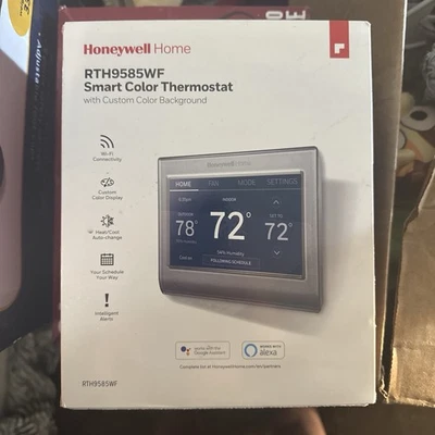 Honeywell RTH9585WF Programmable Thermostat - Gray ‎(RTH9585WF1004/W) - Image 1 of 2