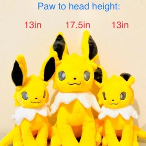 3 Eevee Jolteon Vaporeon Plüschpuppe Spielzeug Anime Evolution Stofftier Spielzeug Geschenke - Bild 1 von 13
