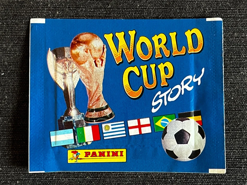 PANINI POCHETTE PACKET WORLD CUP STORY 1970/1990 SEALED NEW - Photo 1/2