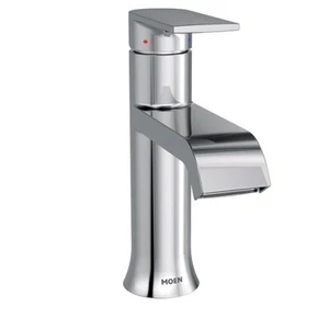 Genta Chrome One-Handle High Arc Bathroom Faucet - Picture 1 of 1