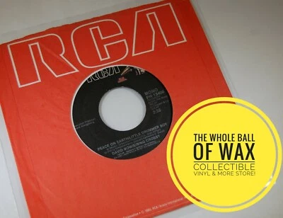 David Bowie Bing Crosby - Peace On Earth / Little Drummer Boy 45 NEAR MINT 1982 - Image 1 of 4