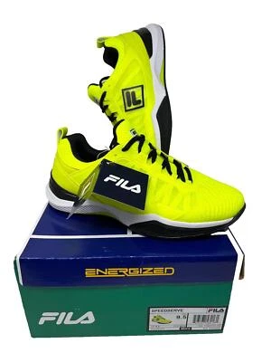 Tenis Fila Speedserve Energized para hombre amarillo/negro talla 9,5 EE. UU. Foto 1 de 4