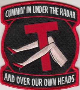 VAW-115 LIBERTY BELLS CUMMIN' IN UNDER THE RADAR PATCH [Item 115004] - Picture 1 of 1
