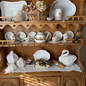 Mikasa Margaux Set Of 6 Each Cups & Saucers & Teapot - Picture 1 of 7