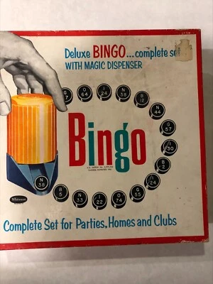 Vintage 1957 Deluxe Bingo Set With Magic Dispenser Whitman, complete - Image 1 of 4