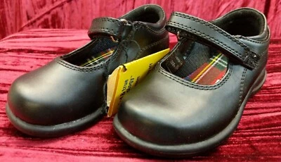 Lindo Pequeño Maravilloso Nuevo Para Niños Ajuste Inteligente Mary Jane Negro con Correa Talla 6 Foto 1 de 3