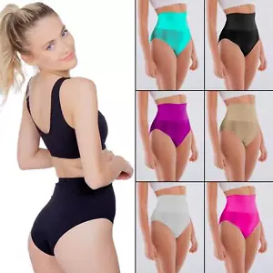 Women's High Waist Body Shaper Panties Seamless Tummy Control Slimming Briefs UK - Picture 1 of 16